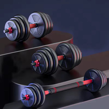 5–44 lb Adjustable Dumbbell to Barbell Set